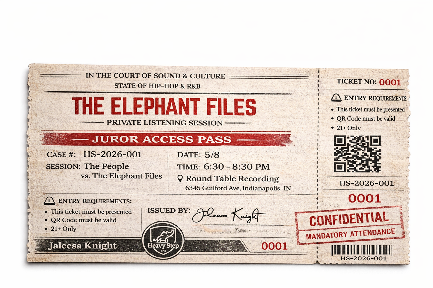 The Elephant Files Listening Party